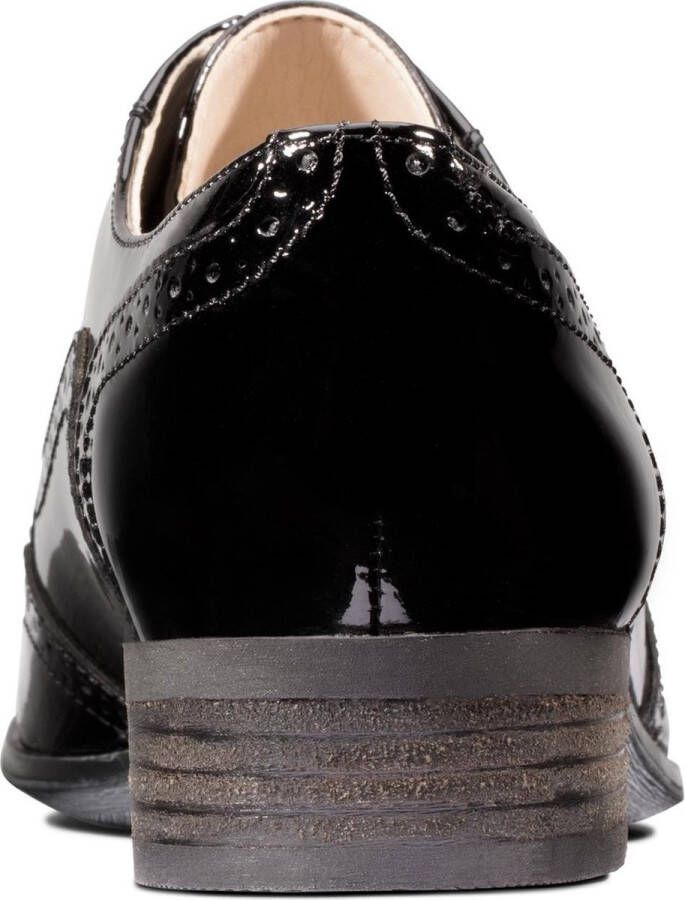 Clarks Dames Veterschoenen Zwart