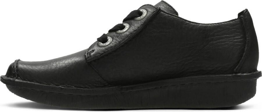Clarks Dames Veterschoenen Zwart