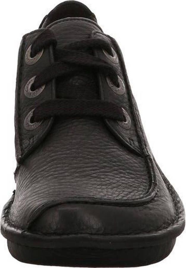 Clarks Dames Veterschoenen Zwart