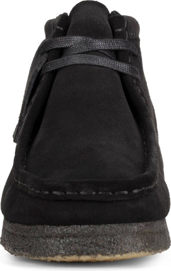 Clarks Dames Wallabee Boot. D 2 black sde