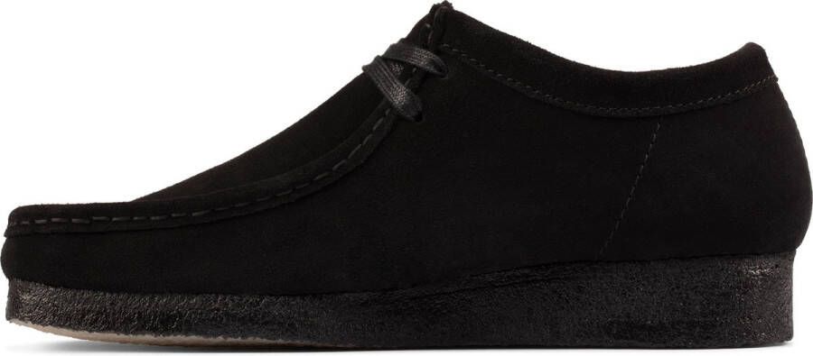 Clarks Dames Wallabee. D 2 black sde