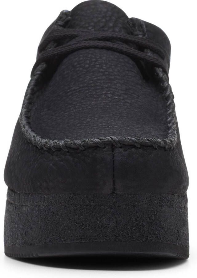 Clarks Originals Wallacraft Lo Womens Black Nubuck Sneakers 261486324040 - Foto 6