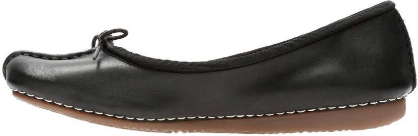 Clarks Damesschoenen Freckle Ice Black Leather