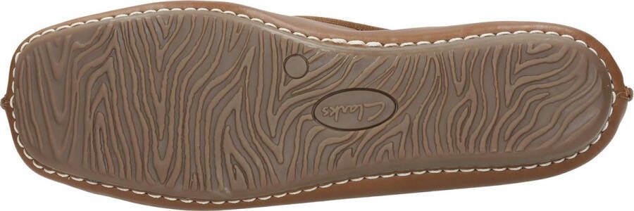 Clarks Damesschoenen Freckle Ice Dark Tan Leather - Foto 5