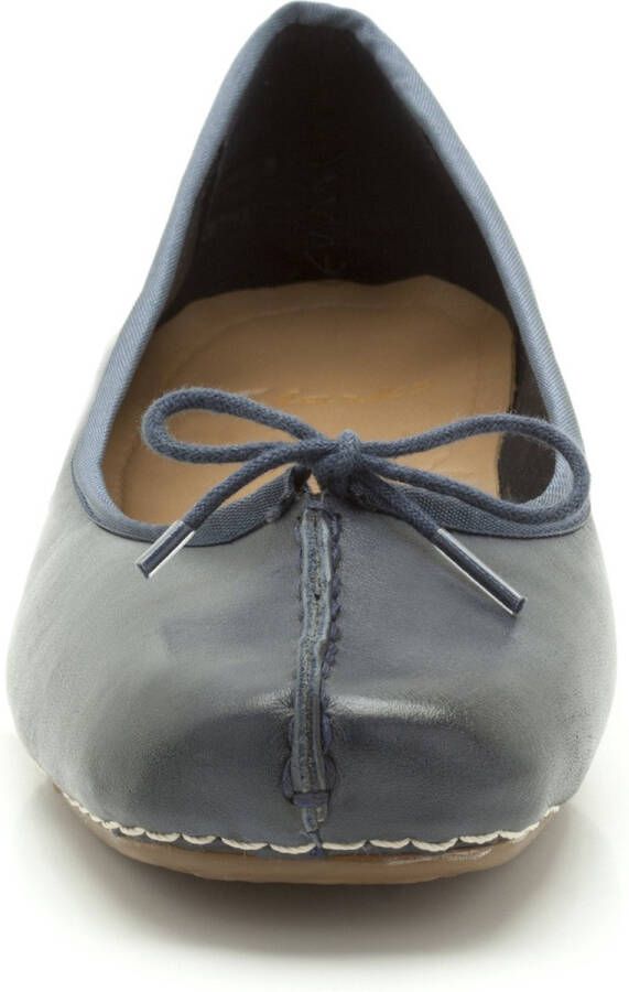 Clarks Damesschoenen Freckle Ice Navy Leather