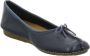 Clarks Damesschoenen Freckle Ice Navy Leather - Thumbnail 6