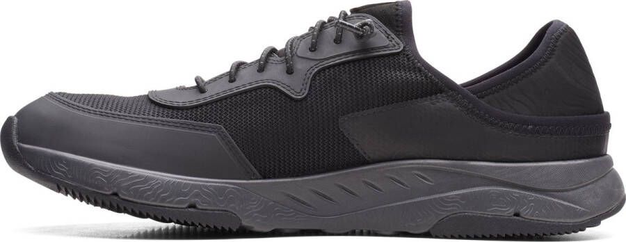 Clarks Stijlvolle Lage Sneakers voor Mannen Black Heren - Foto 4