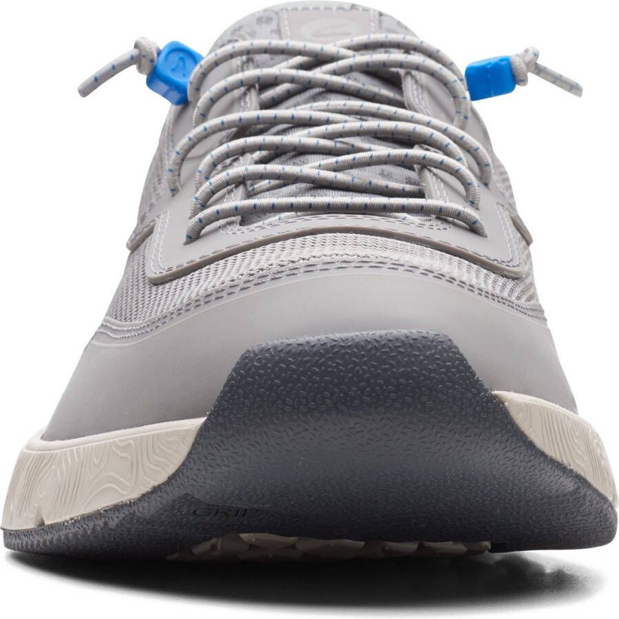 Clarks Davis Low Heren Sneakers Grey Combi - Foto 5