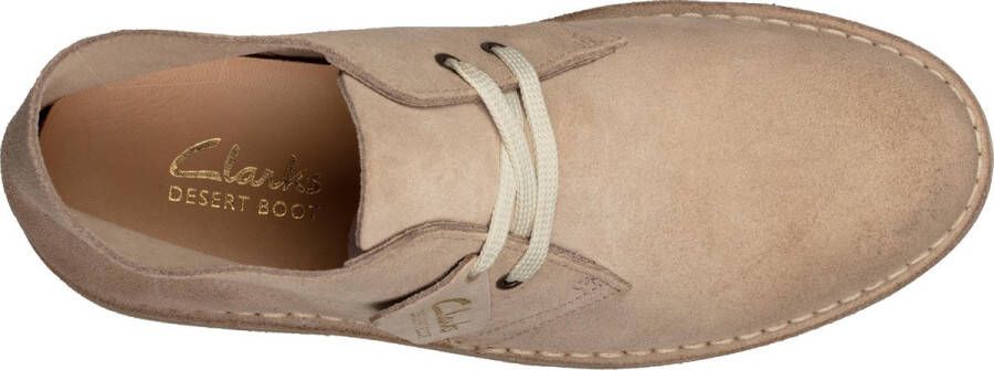 Clarks Desert Boot 2 Zand Suède Verwisselbaar Voetbed