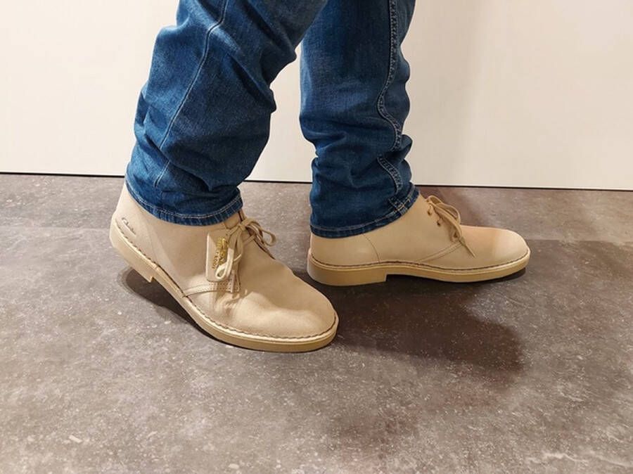 Clarks Desert Boot 2 Zand Suède Verwisselbaar Voetbed