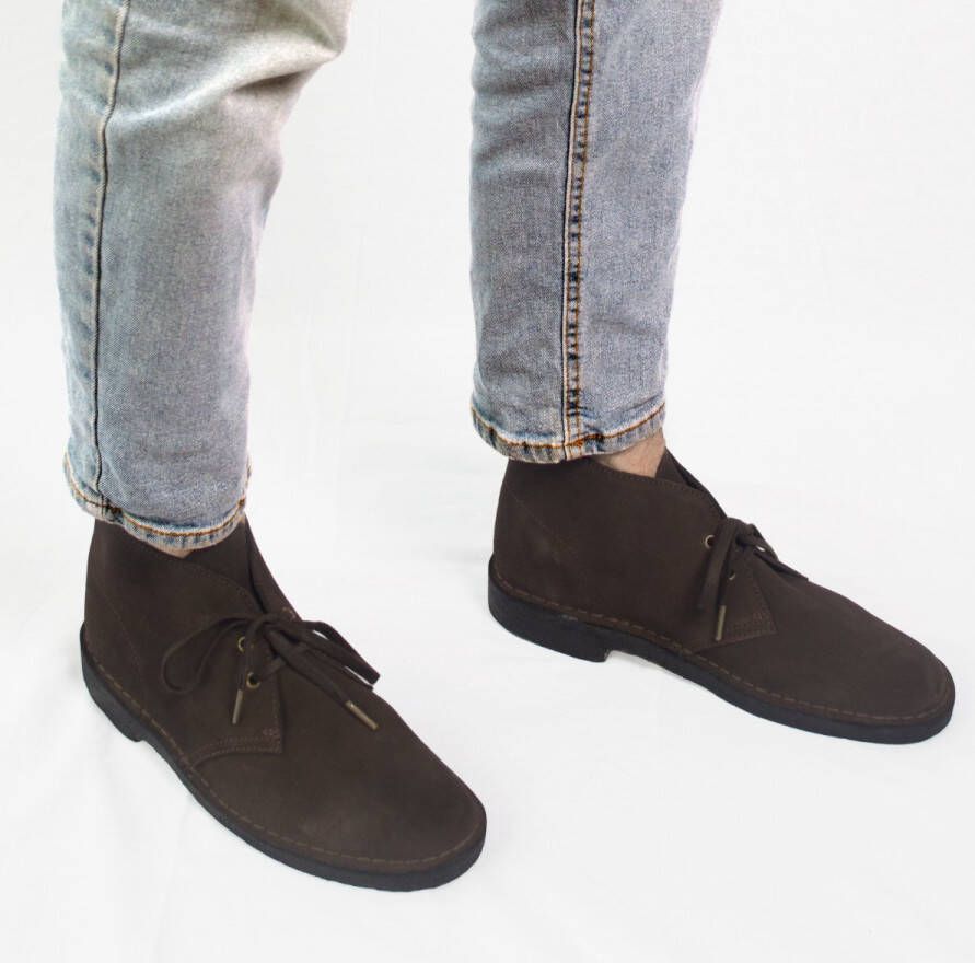 Clarks Desert Boot Bruin Suede Heren Schoenen