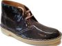 Clarks Metallic Leren Desert Boot Dames Enkellaars Grijs Dames - Thumbnail 7