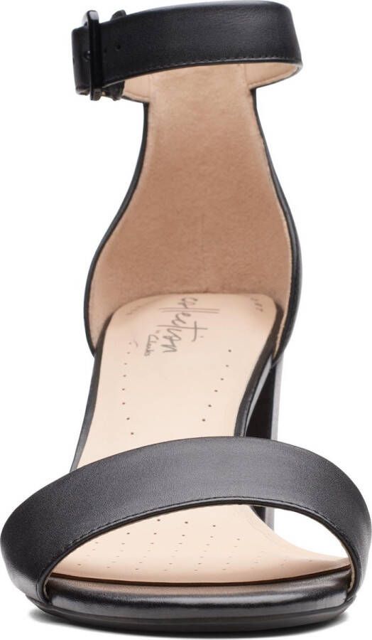 Clarks Deva Mae Dames Sandalen Black Leather