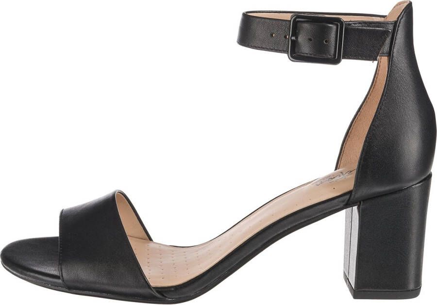 Clarks Deva Mae Dames Sandalen Black Leather