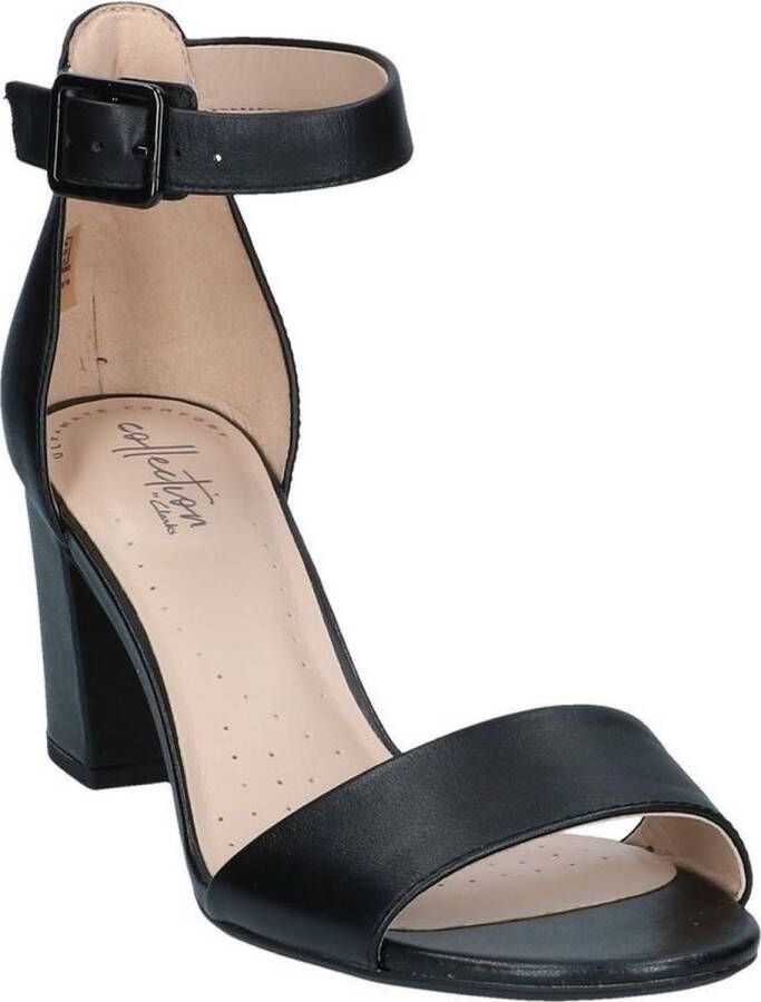 Clarks Deva Mae Dames Sandalen Black Leather