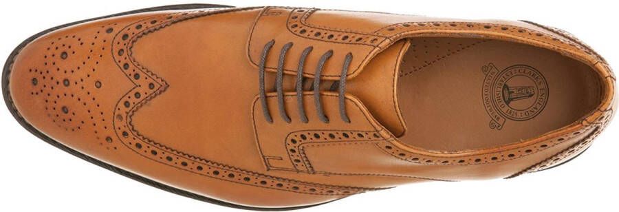 Clarks Heren Veterschoen Dixon Class Brown Heren - Foto 3