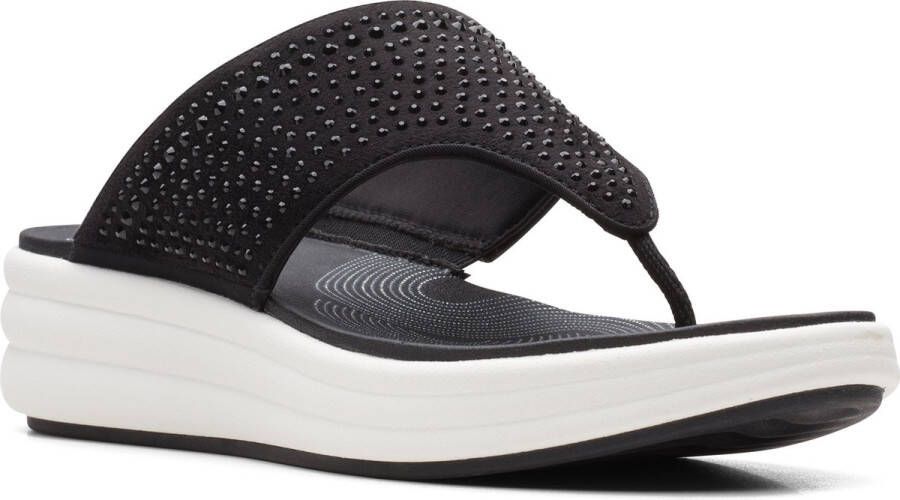 Clarks Drift Jaunt Dames Slippers Black