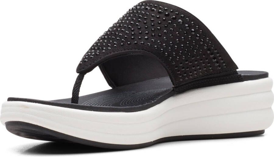 Clarks Drift Jaunt Dames Slippers Black