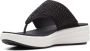 Clarks Drift Jaunt Dames Slippers Black - Thumbnail 7