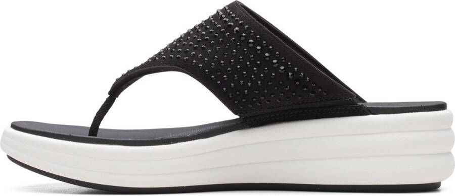 Clarks Drift Jaunt Dames Slippers Black