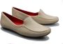 Clarks Comfortabele leren instapper met rode stiksels White Dames - Thumbnail 3