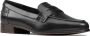 Clarks Hamble Dames Loafers Black Leather - Thumbnail 5