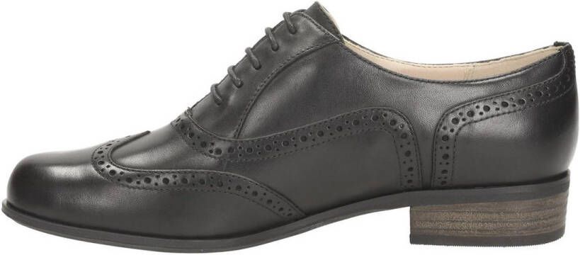 Clarks Zwarte leren veterschoenen voor dames Black Dames - Foto 5