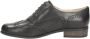 Clarks Hamble Oak Dames Veterschoenen Black Leather - Thumbnail 5