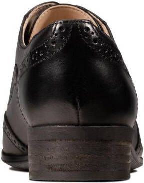 Clarks Hamble Oak Dames Veterschoenen Black Leather