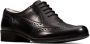 Clarks Hamble Oak Dames Veterschoenen Black Leather - Thumbnail 9