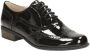 Clarks Hamble Oak Dames Veterschoenen Black Patent - Thumbnail 5