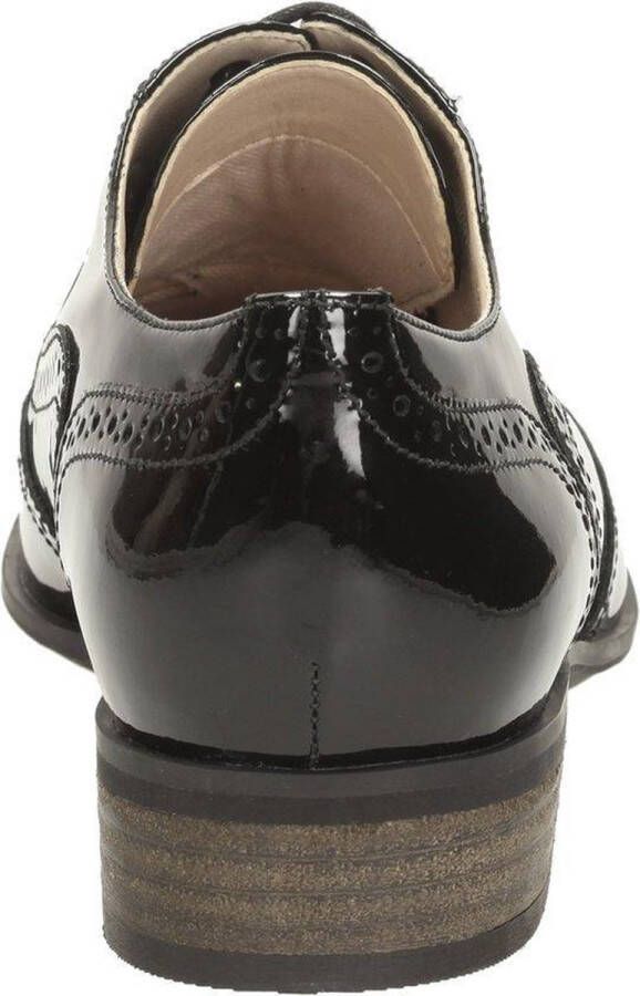 Clarks Hamble Oak Dames Veterschoenen Black Patent