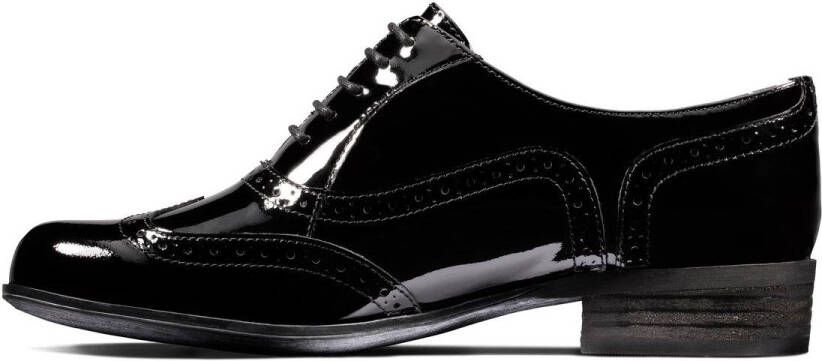 Clarks Hamble Oak Dames Veterschoenen Black Patent