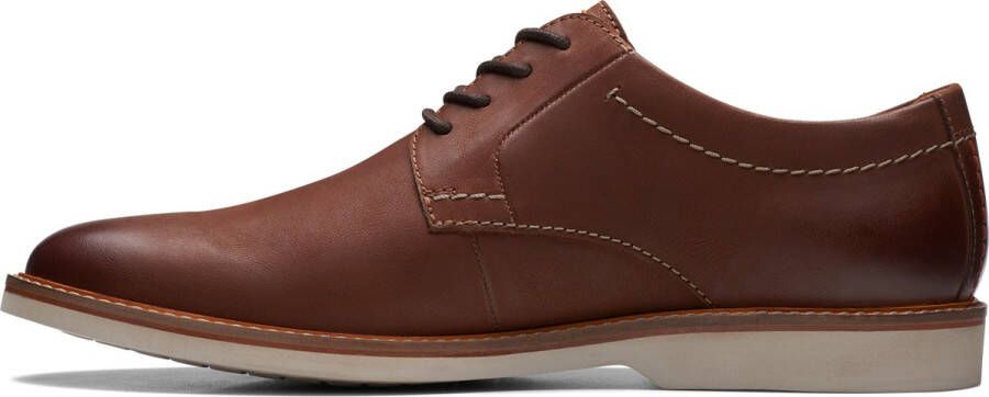 Clarks Heren Atticus LTLace G 4 dark tan lea