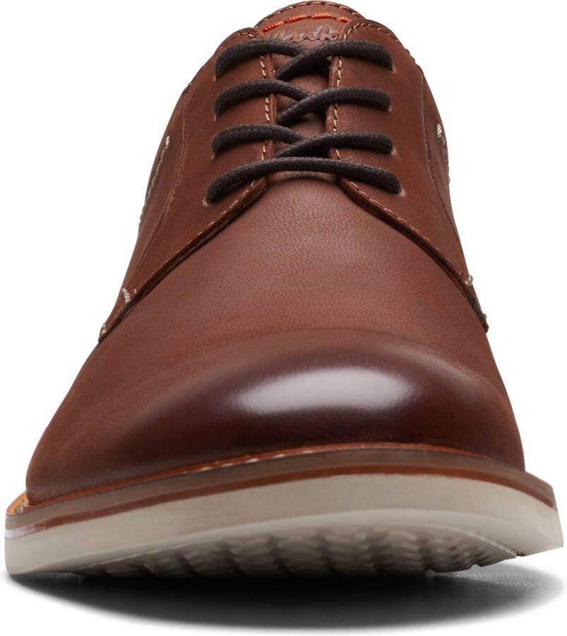 Clarks Heren Atticus LTLace G 4 dark tan lea