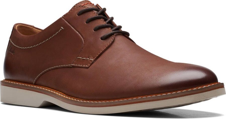 Clarks Heren Atticus LTLace G 4 dark tan lea