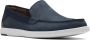 Clarks Stijlvolle Blauw Groene Loafers Mannen Blue Heren - Thumbnail 4
