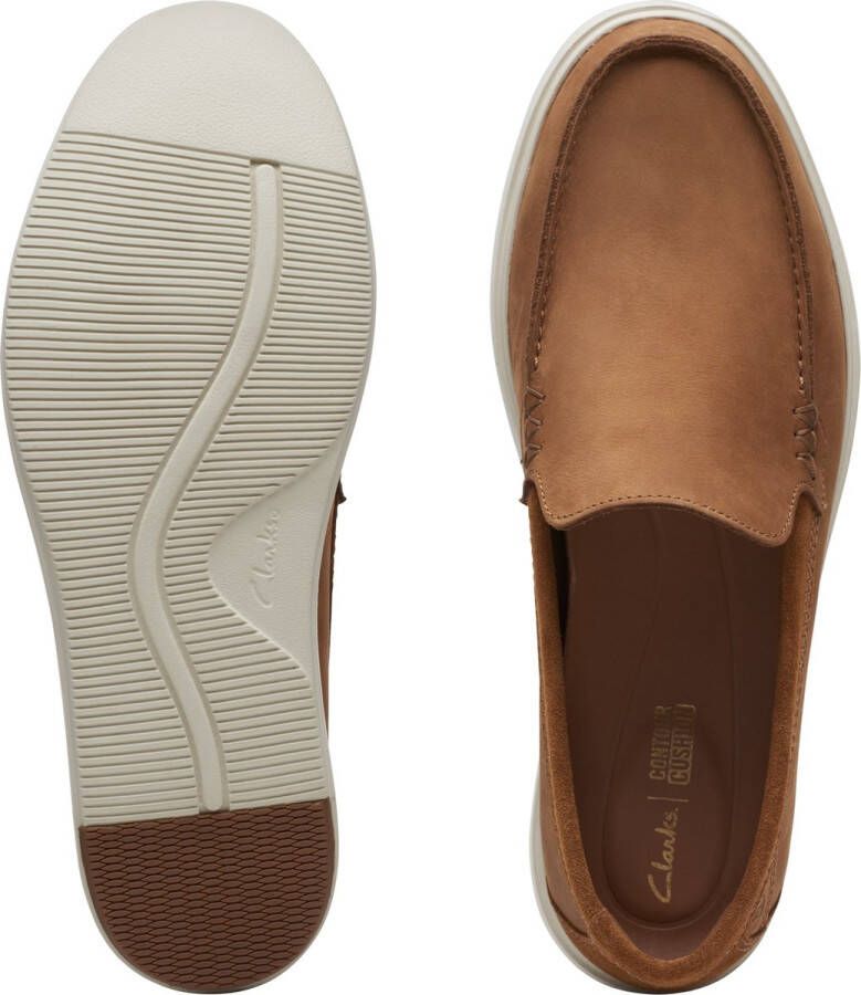 Clarks Stijlvolle Bratton Loafers voor Mannen Brown Heren - Foto 3