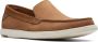 Clarks Bruin leren loafers voor heren Brown Heren - Thumbnail 5