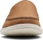 Clarks Bruin leren loafers voor heren Brown Heren - Thumbnail 6