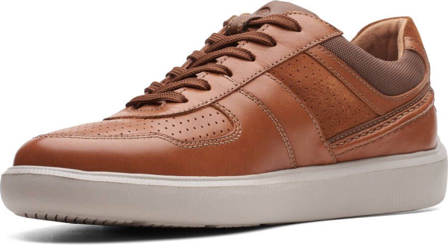 Clarks Heren Cambro Race G 4 dark tan combi
