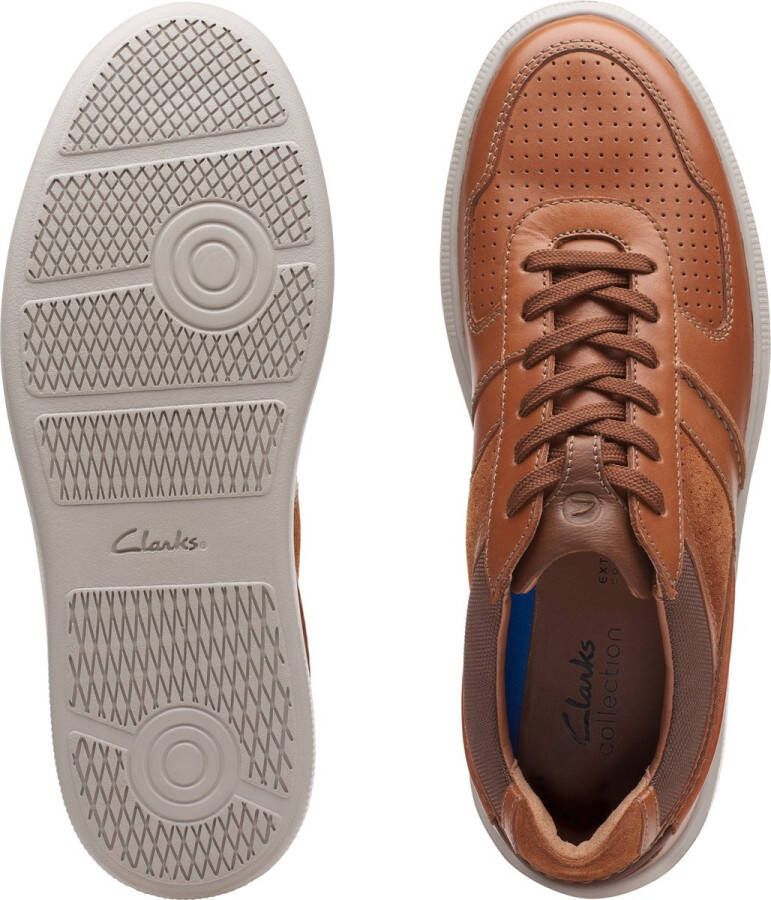 Clarks Heren Cambro Race G 4 dark tan combi
