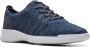Clarks Heren schoenen Donaway Knit G Blauw - Thumbnail 4