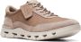 Clarks Ultiem Comfort Leren Sneakers voor Heren Beige Heren - Thumbnail 4