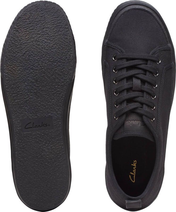 Clarks Heren Roxby Lace G 2 black canvas