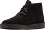 Clarks Zwarte Suède Heren Lifestyle Schoen Black Heren - Thumbnail 4
