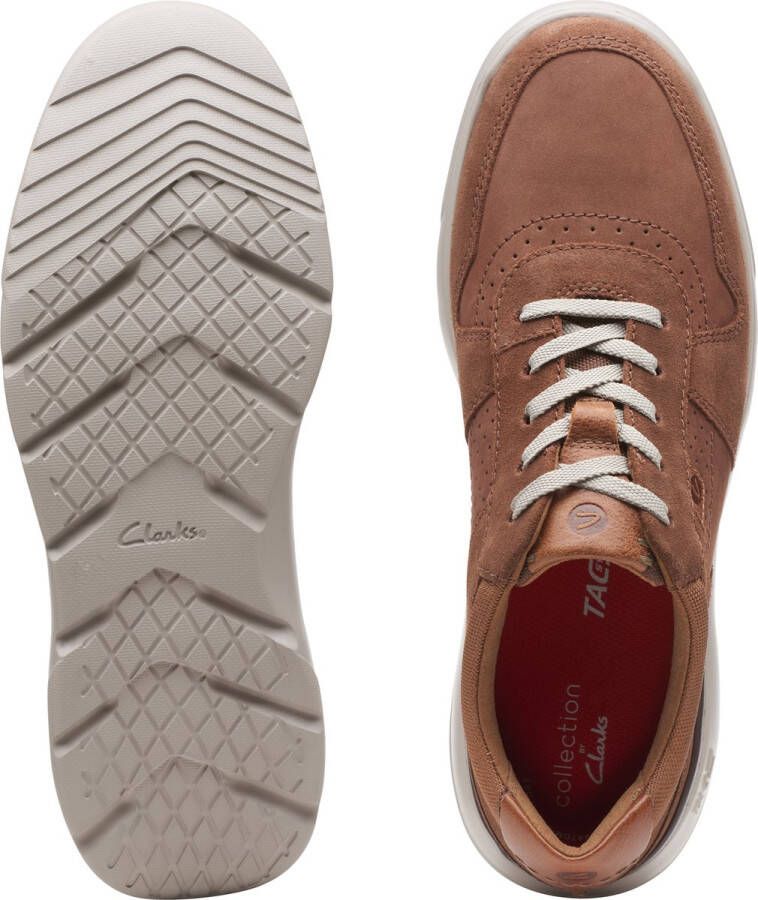 Clarks Heren schoenen Gaskill Vibe G Bruin