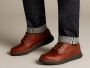 Clarks Heren schoenen Un Abode Ease H dark tan leather - Thumbnail 3