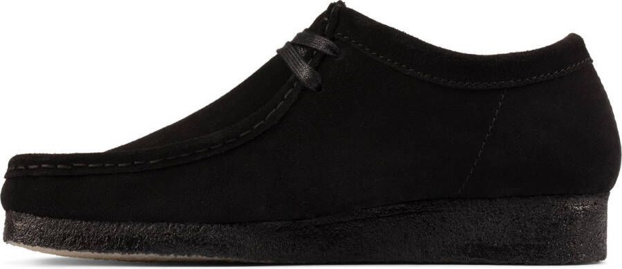 Clarks Wallabee Zwart Suede Casual veterschoenen Heren Schoenen