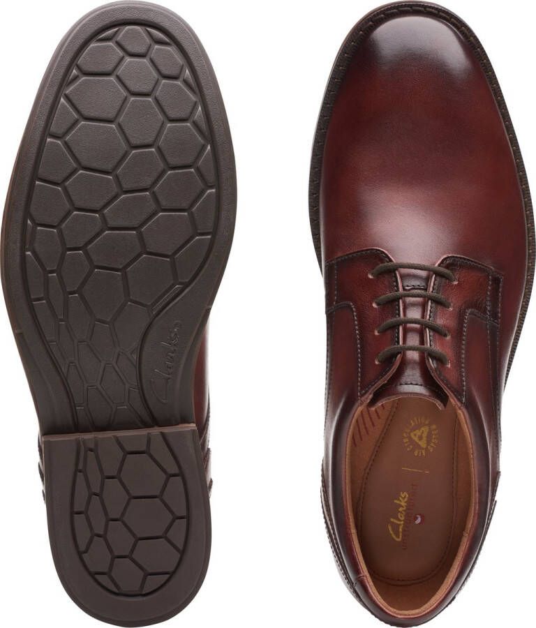 Clarks Heren Un Hugh Lace G 4 brown leather